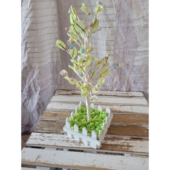 Easter egg tree home decor shabby chic celebrate it Michael's whimsical kitchen - Picture 2 of 8